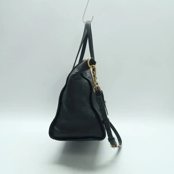 Louis Vuitton Lumineuse Navy Monogram Leather Satchel 1026-041625 - Picture 4 of 12